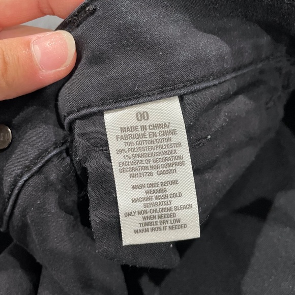 AERO Black High Waisted Shorts - Picture 3 of 3